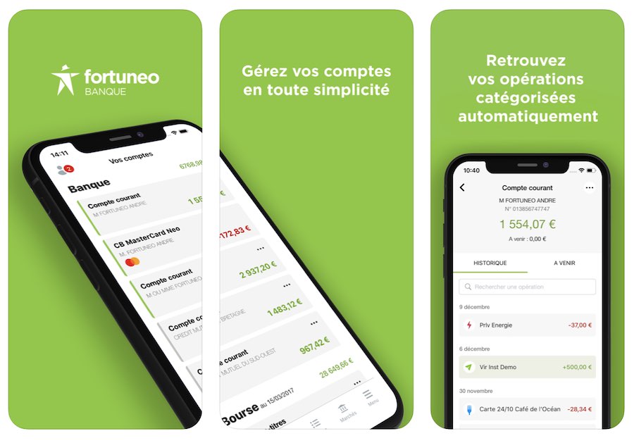 Fortuneo Banque - Application