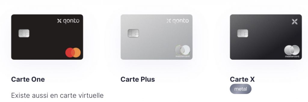 Carte Bancaire chez Qonto